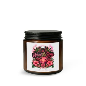 Weed Be Sexy Candle — Scented Jar Candle Set with Wick Trimmer