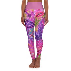 High Waisted Yoga Leggings (AOP)