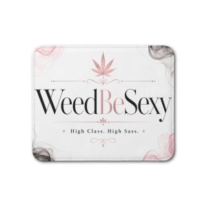 WeedBeSexy Leather Placemat — High Class, High Sass Cannabis Table Mat