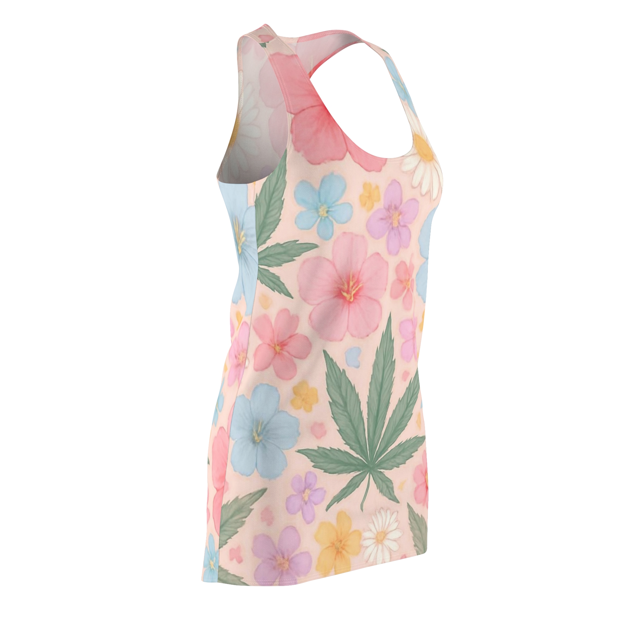Women's Cut & Sew Racerback Dress (AOP) - Image 3