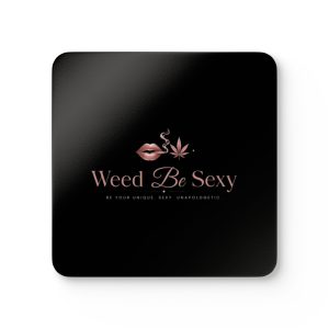 Hardboard Coasters with Cork Bottom (Set of 4)
