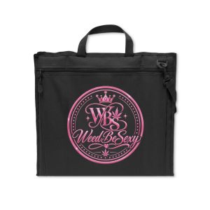Stadium Seat — 'Weed Be Sexy' Pink Crown Sports Seat Cushion