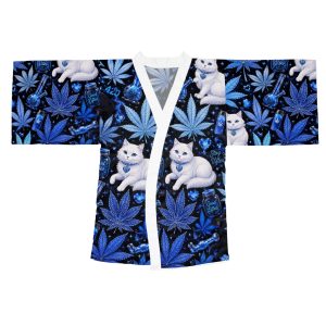 Long Sleeve Kimono Robe (AOP)